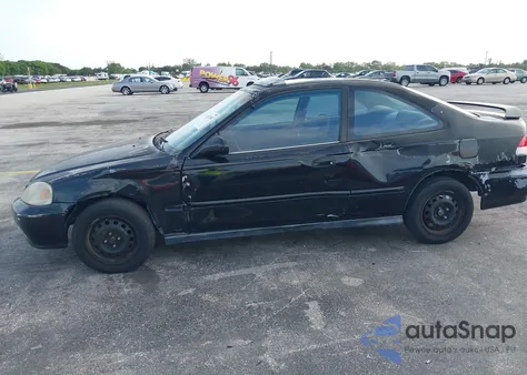 2000 Honda Civic Ex from USA, damaged, VIN 1HGEJ8245YL040376